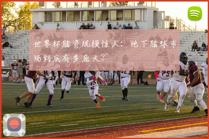 世界杯赌资规模惊人：地下赌球市场到底有多庞大？