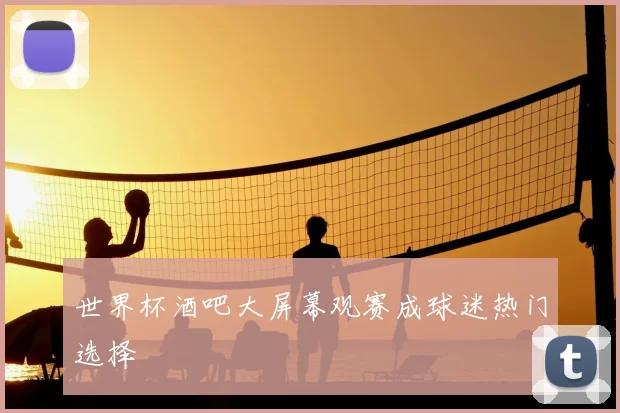 世界杯酒吧大屏幕观赛成球迷热门选择